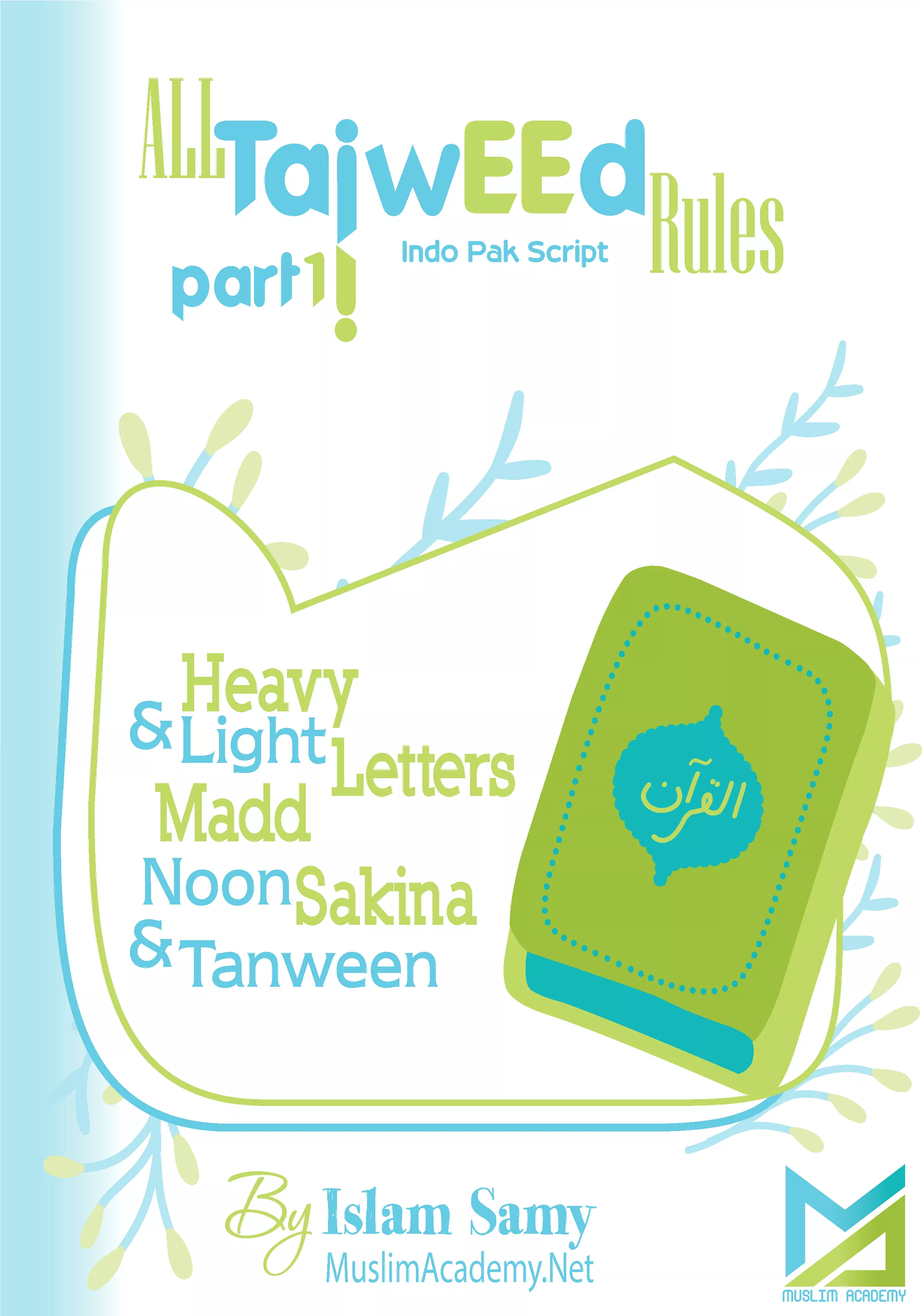 All Tajweed Rules Indo Pak Script