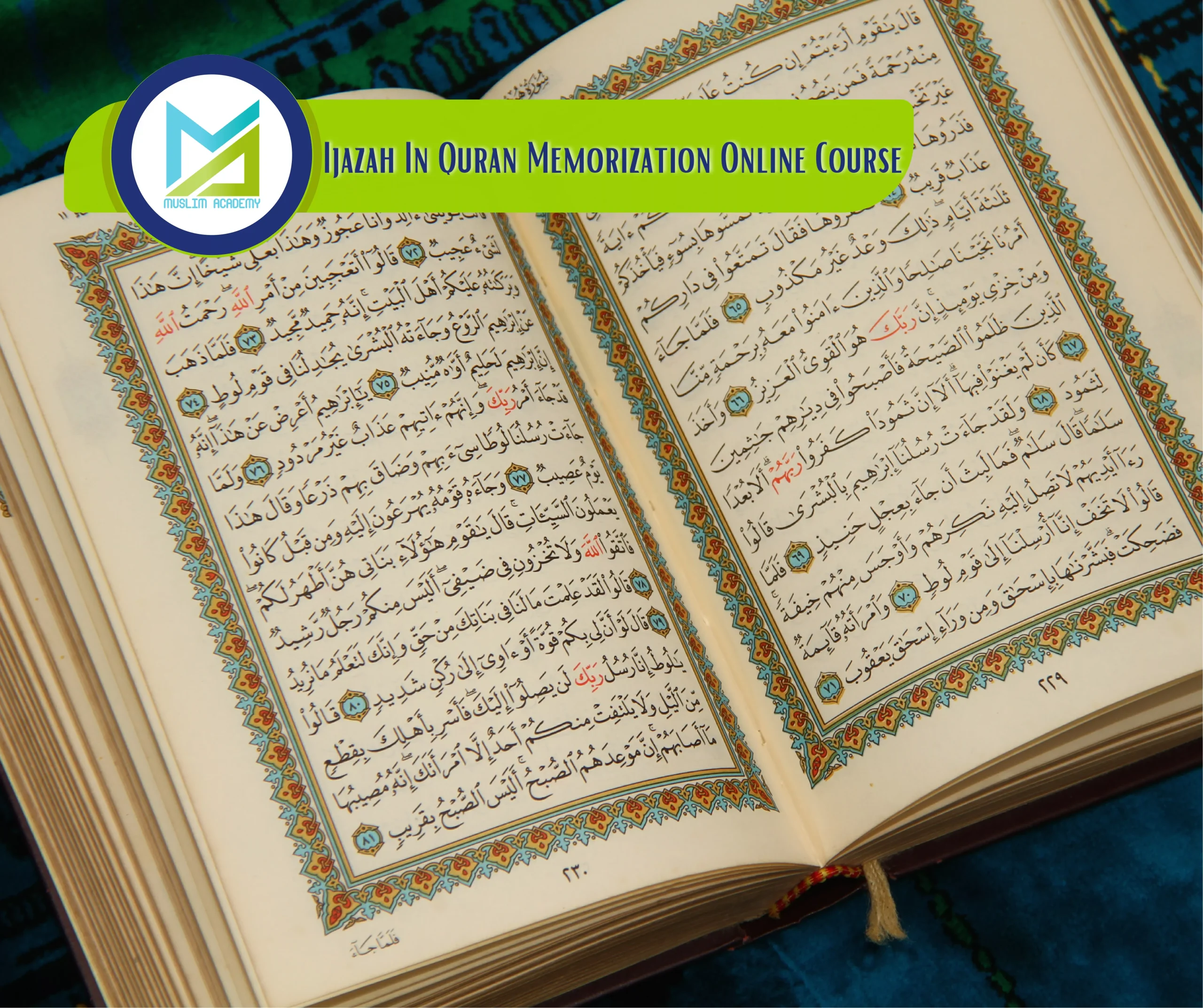 Ijazah in Quran Memorization Online Course 1, Muslim Academy