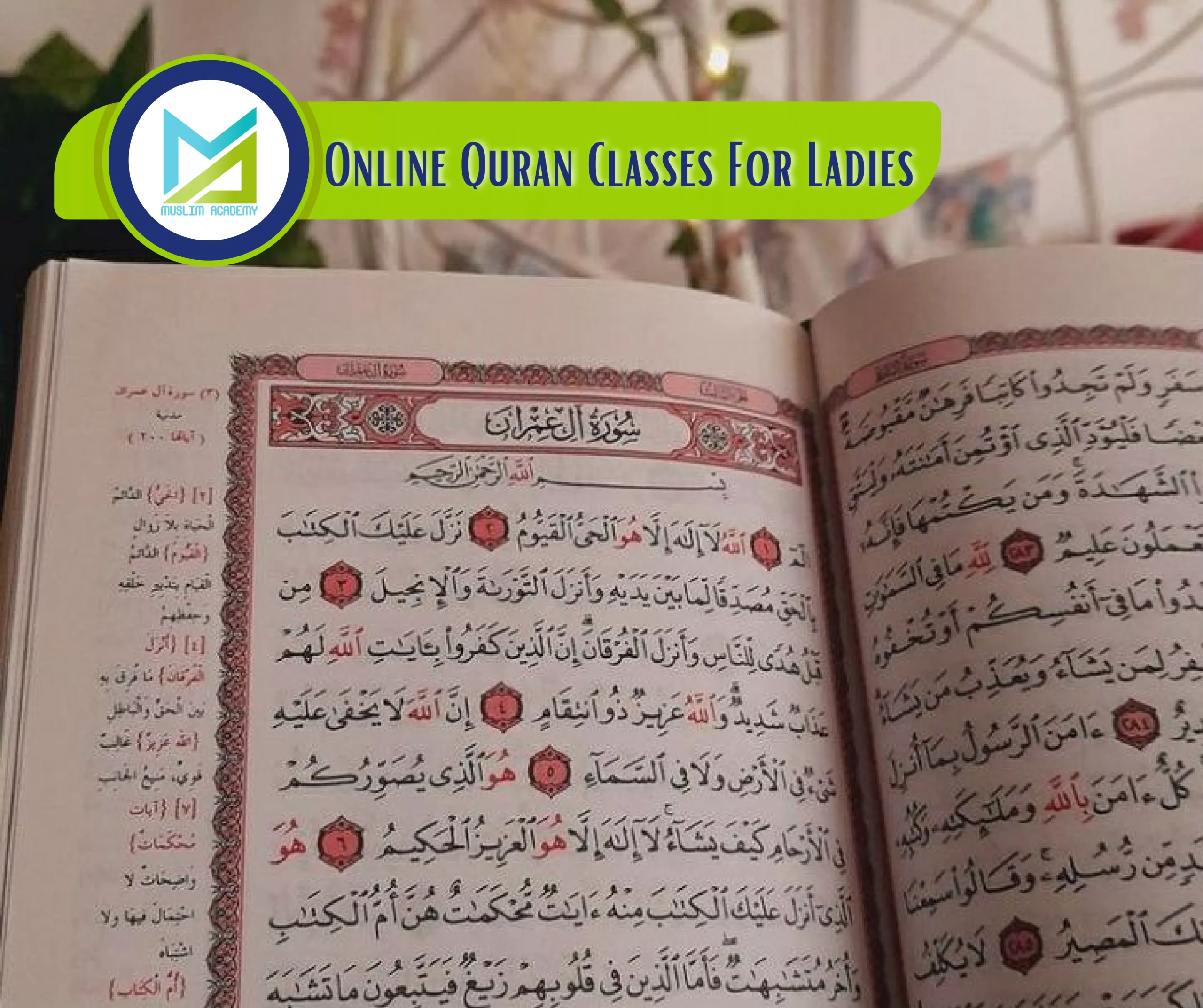 Online Quran Classes For ladies, Muslim Academy