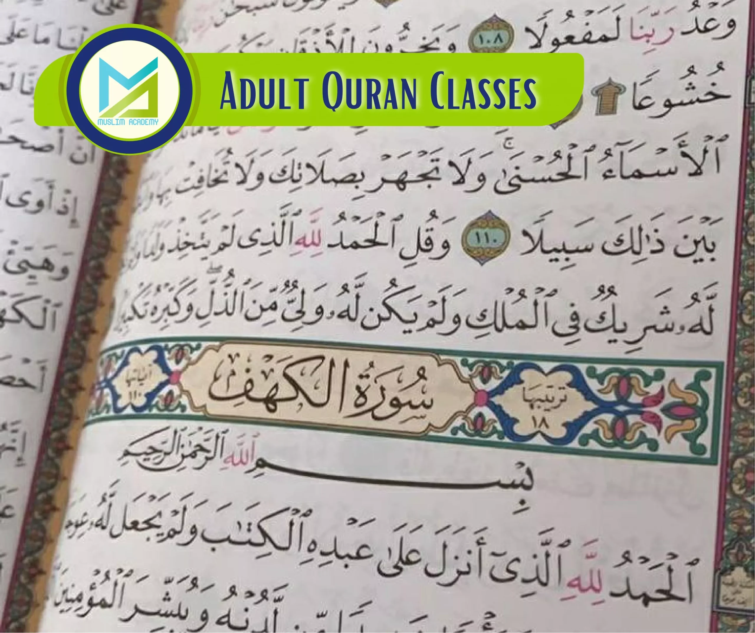 Adult Quran Classes, Muslim Academy