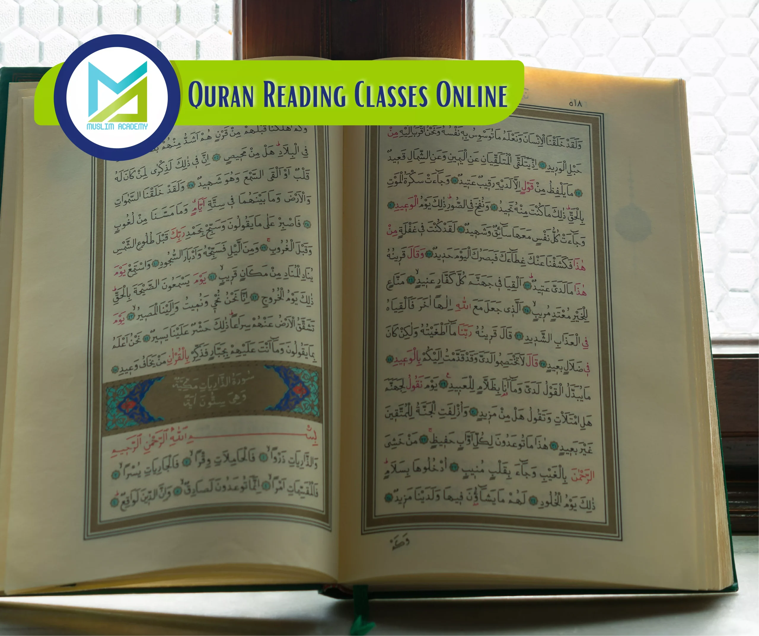 Quran Reading Classes Online, Muslim Academy