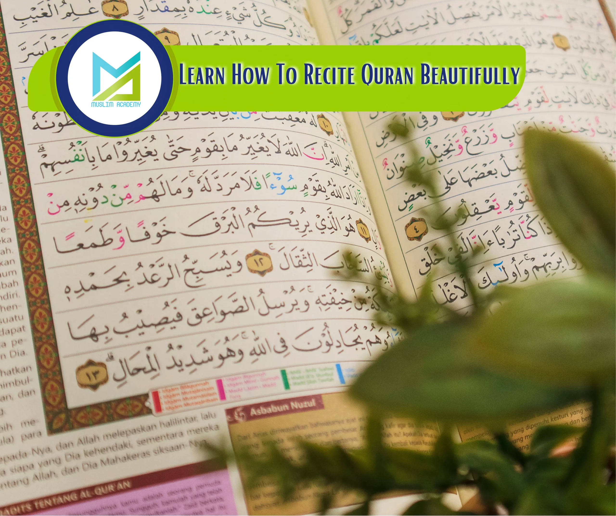 Learn How To Recite Quran Beautifully, Muslim Academy