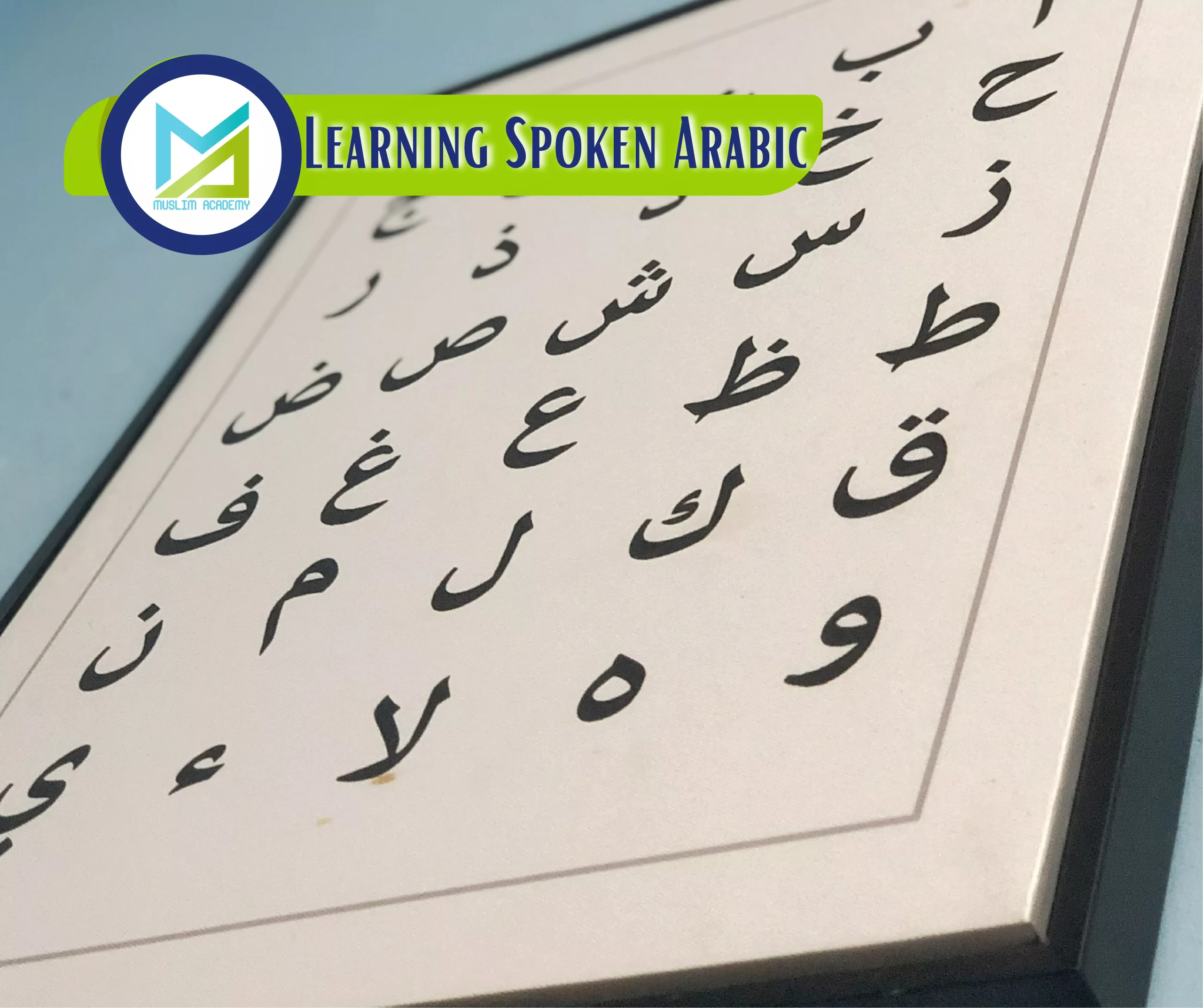 Learning Spoken Arabic, Muslim Academy